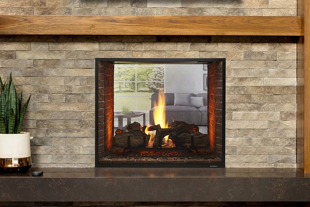 Heat And Glo Escape See-Through Gas Fireplace