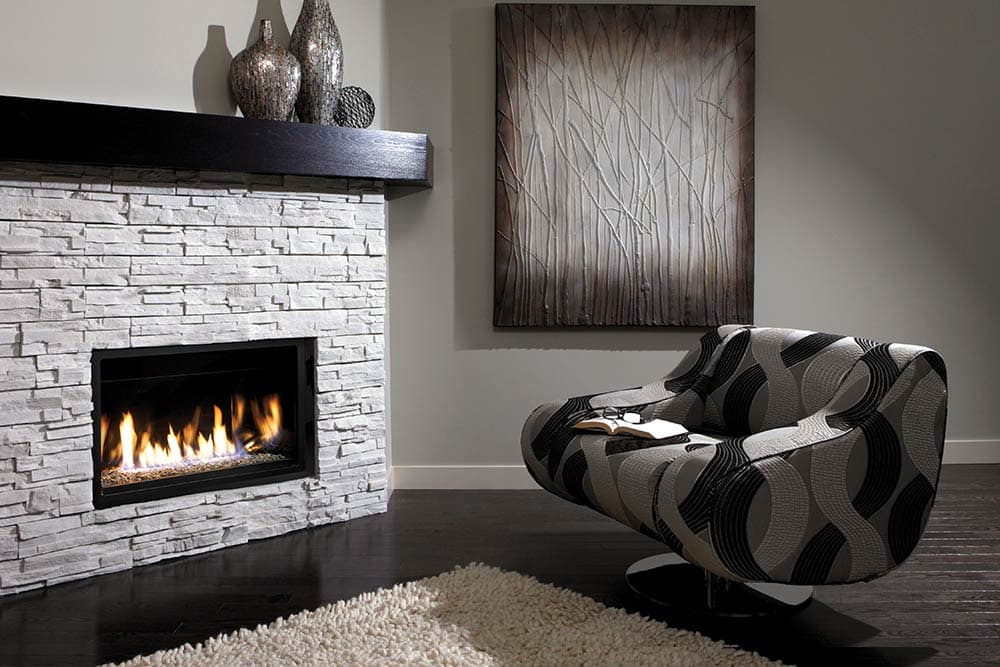 Kingsman fireplace ZCV3622N OakLog