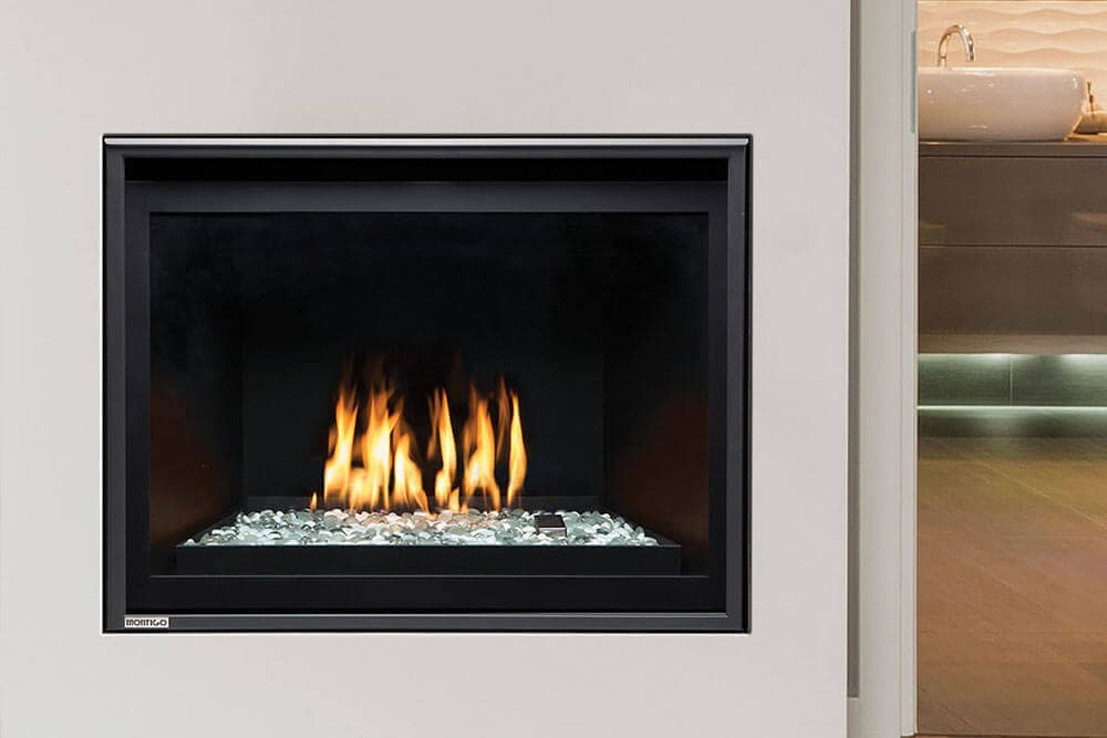 Montigo HLB34 Gas Fireplace Modern Residential Fireplace single-sided