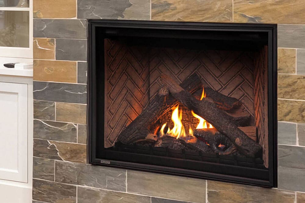 Montigo HW42DF Gas Fireplace Traditional Residential Fireplace single-sided