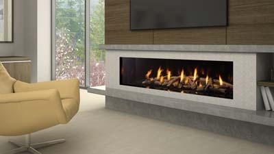 New York View 72 Gas Fireplace