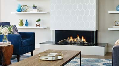 San Francisco Bay 40 Gas Fireplace