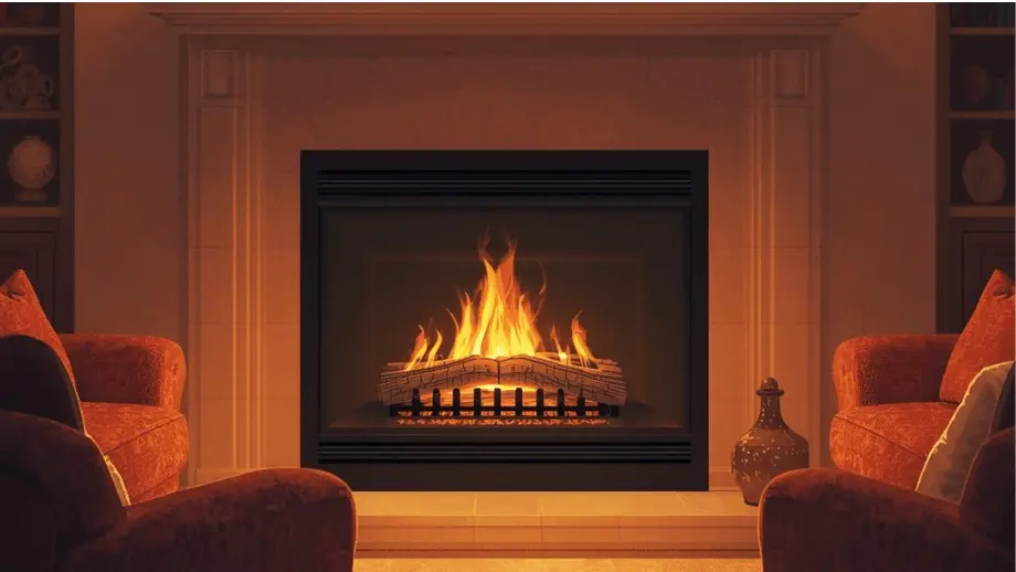 Image of a Gas Fireplace