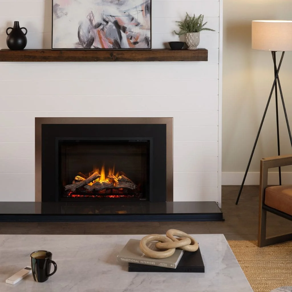Modern Mantel with Electric Insert